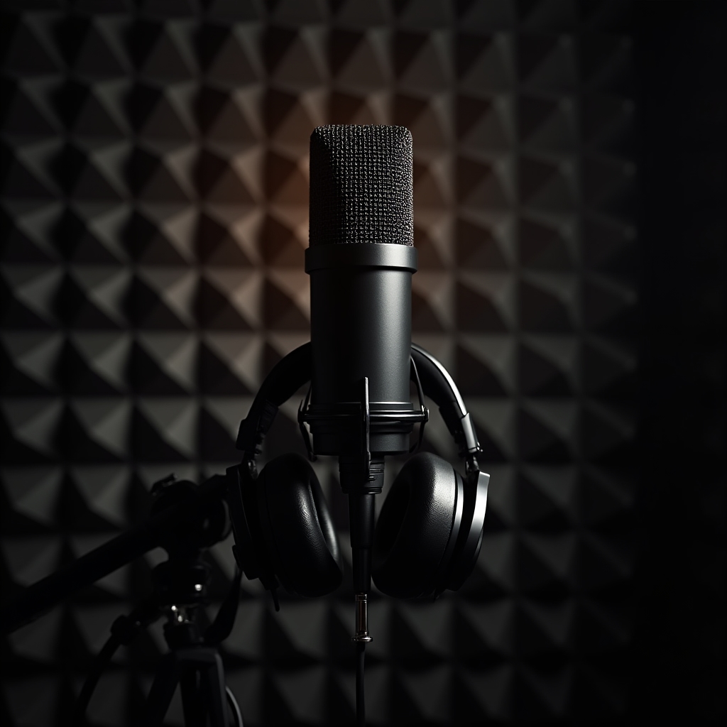Înregistrare voce pentru podcast sau narațiune